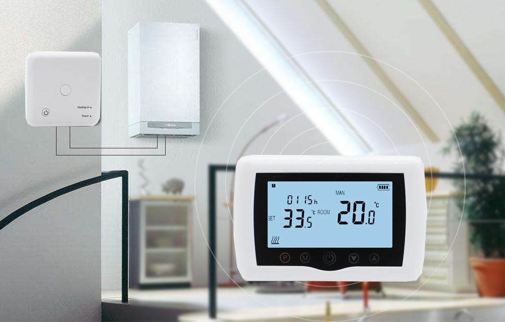 wireless smart thermostat picture
