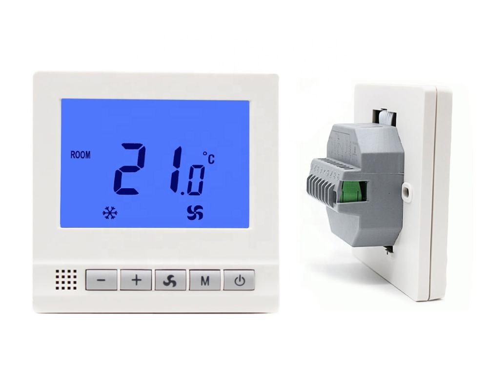 Air Conditioner Cooling System Room Digital Fan Coil Thermostat