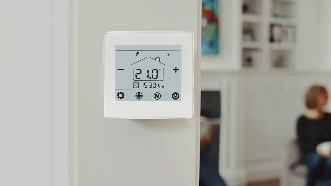 bacnet Digital Lcd Touch Screen Temperature Heating Boiler Thermostat
