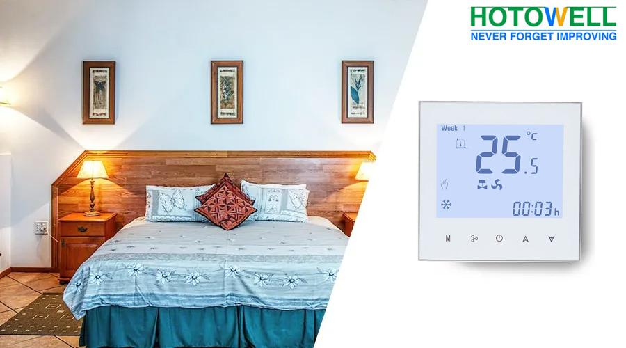 Hotel room thermostat