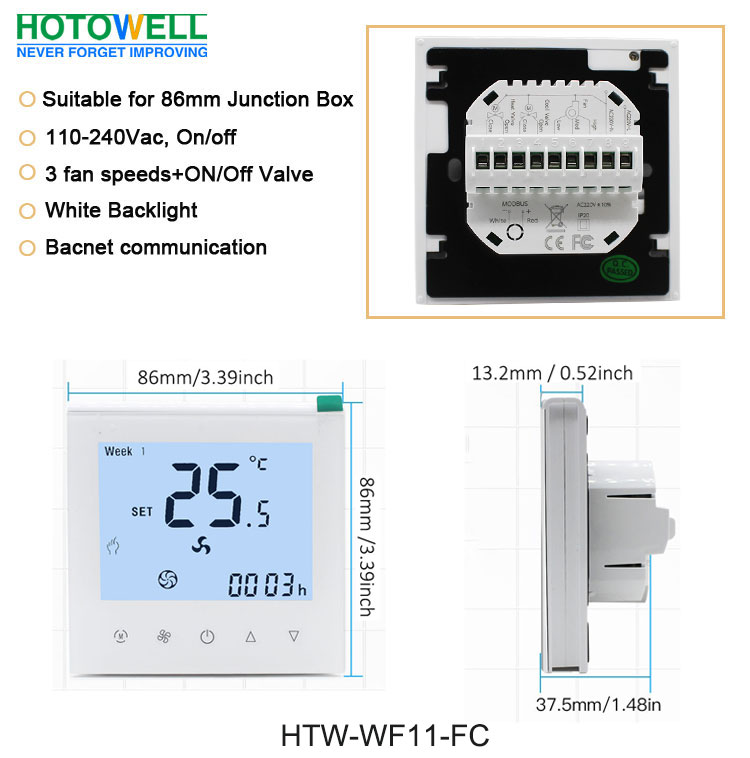 installation of bacnet thermostat