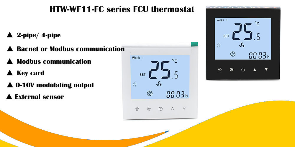 Bacnet communicate room thermostat