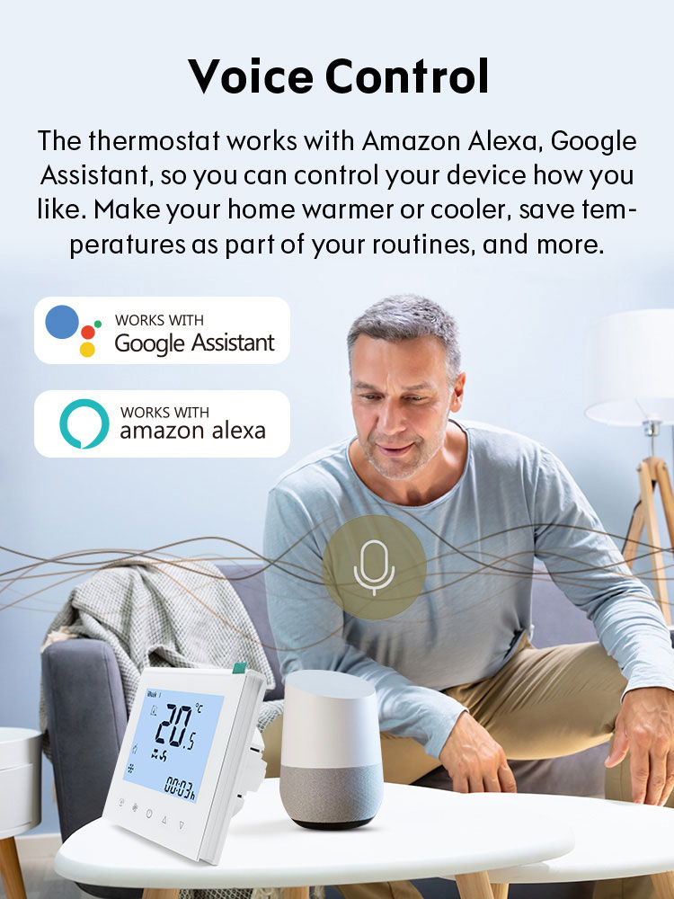 thermostat with Alexa voice control