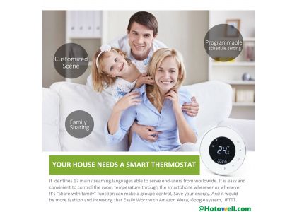 HOTOWELL Latest Smart WIfi Thermostat Provide You A Comfortable Life