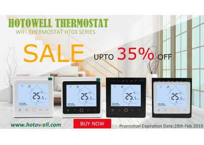 Hotowell HT03 Wifi thermostat in Promotion UPTO 35% OFF!