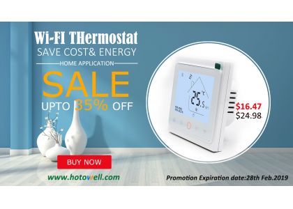 Termostato Wifi Hotowell HT03 en promoción ¡HASTA UN 35% DE DESCUENTO!