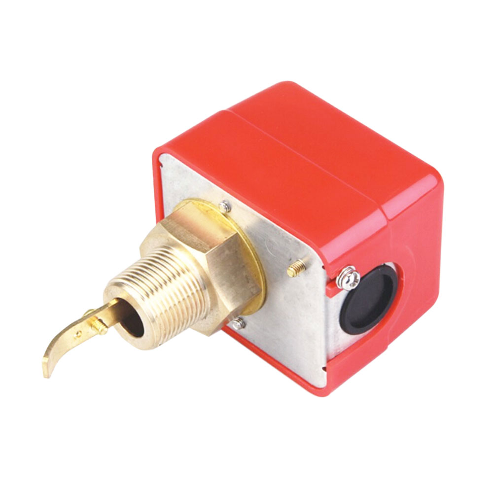 HFS 25 Red liquid flow switch electric digital paddle flow switch for HVAC system 