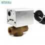 Válvula de agua de latón ON / OFF motorizada de 5 cables