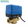 24V 0-10V/4~20mA Modulating water valve electric actuator Motorized solenoid valve For FCU 