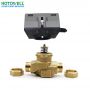 Hotowell 2 Way electric motor ball valve for small Industrial motorized actuator valve