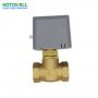 Válvula de bola motorizada eléctrica de 12V 24V de acero inoxidable de 2 vías y 3 vías DN15