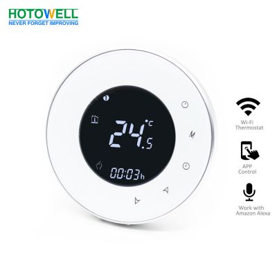 Pantalla LCD programable táctil Sistema Wifi Termostato de calefacción por suelo radiante