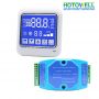 2 tubos Rs485 modbus frío hotel fcu habitación termostato con pantalla digital LCD