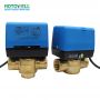 Válvula de control de modulación motorizada de 2 vías / 3 vías 0 10V para el sistema Fan Coil