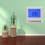 RS485 Modbus 3 Speed 2 Pipe System FCU Hotel Room Aire acondicionado Termostato