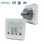 Hotowell Bacnet FCU digital room thermostat with Flat tempered glass display