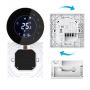 Nest Shaped 3rd Generation White Color Digital Room Touch Screen Smart Wifi  Thermostat