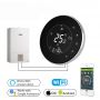 Nest Shaped 3rd Generation White Color Digital Room Touch Screen Smart Wifi  Thermostat