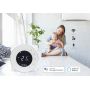 Nest Shaped 3rd Generation White Color Digital Room Touch Screen Smart Wifi  Thermostat