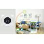 Nest Shaped 3rd Generation White Color Digital Room Touch Screen Smart Wifi  Thermostat