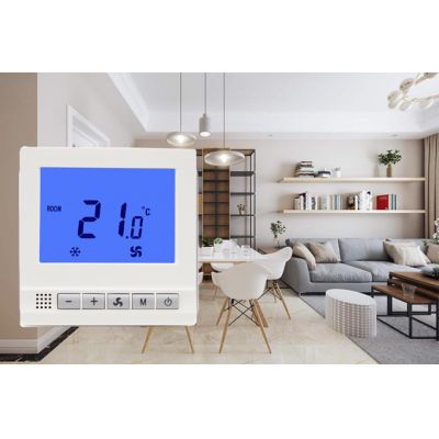 Smart 2 pipe Digital Fan Coil Unit Digital Smart Room Thermostat HVAC