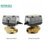 Sistema HVAC Válvula de control motorizada hembra de 2 vías DN22