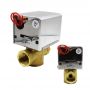 Válvula de control de solenoide de válvula de compuerta motorizada de alta calidad de 3 vías para agua a alta temperatura