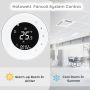 Termostato de control de temperatura digital de tendencia superior 2020 con pantalla táctil para sistema Fan Coil