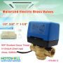4-20ma 0-10v Motorized Modulating Control Zone Valve for HVAC System