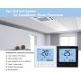 Large Touch Screen Digital Programmable Wifi Thermostat With 0 10v Fan Speed 