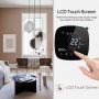 Alexa Enabled Oval Shaped Smart WiFi FCU Thermostat For Fancoil Thermostat