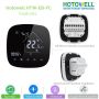 Alexa Enabled Oval Shaped Smart WiFi FCU Thermostat For Fancoil Thermostat