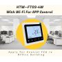 Termostato inteligente de aplicación Tuya con Wi-Fi de 24 V, 2 tubos para unidad de bobina de ventilador