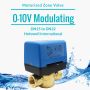 Válvula motorizada moduladora de 3 vías 0-10 V