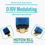 DN15-DN32 Mini 010V Modulating FCU Actuator Valve for Heating/Cooling Air Conditioning System