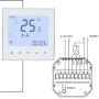 Termostato inteligente programable de 3 velocidades de ventilador, 2 tubos y 4 tubos