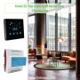 Termostato táctil Digital Modbus dividido de bobina de ventilador de 2 tubos 4 tubos de 3 velocidades para control de refrigeración de calefacción de habitación de hotel