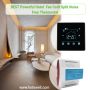 Termostato táctil Modbus de Fan Coil para hotel con válvula moduladora de 0-10 V