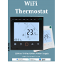 Amazon Top Selling 2 Tube HVAC 3 Speed Fan Touch Screen FCU Thermostat