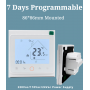 Amazon Top Selling 2 Tube HVAC 3 Speed Fan Touch Screen FCU Thermostat