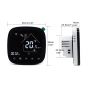 Room Heating/Cooling Changeover Termostato Smart WiFi / Standalone FCU Thermostat
