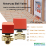 Amazon Top10 Fan coil System Part Water Thermostatic 3 Way Ball Valve