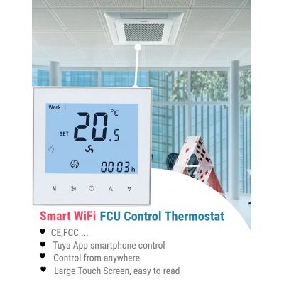 Fan coil thermostat,Wifi thermostat,air conditioner thermostat,hotel thermostat,smart thermostat