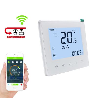 Termostato AC,Termostato Wifi,termostato de aire acondicionado del hotel,termostato de bacnet,termostato del hotel,termostato digital,termostato fan coil,termostato inteligente,termostato programable