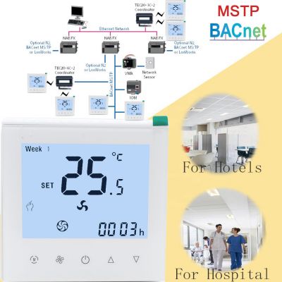 Termostato AC,termostato de bacnet,termostato del hotel,termostato digital,termostato fan coil,termostato inteligente