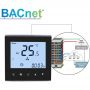 Termostato inteligente de comunicación por cable compatible con BACnet con wifi