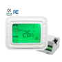 2022 Hotowell T6861 Halo Calefacción/Refrigeración Cable Termostato de habitación Termostato de habitación digital Modbus