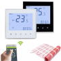 Calefacción por suelo radiante eléctrica de diseño clásico 16A Termostato bellamente empaquetado fabricado en fábrica Serie WF01