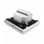 2022 Hot Selling 4 Pipes Modern Style 4 Colors Fan Coil Modbus Room Thermostats With Keycard