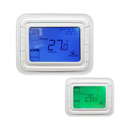 Luz trasera LCD Diseño clásico 110V / 220V Aire acondicionado Termostato digital